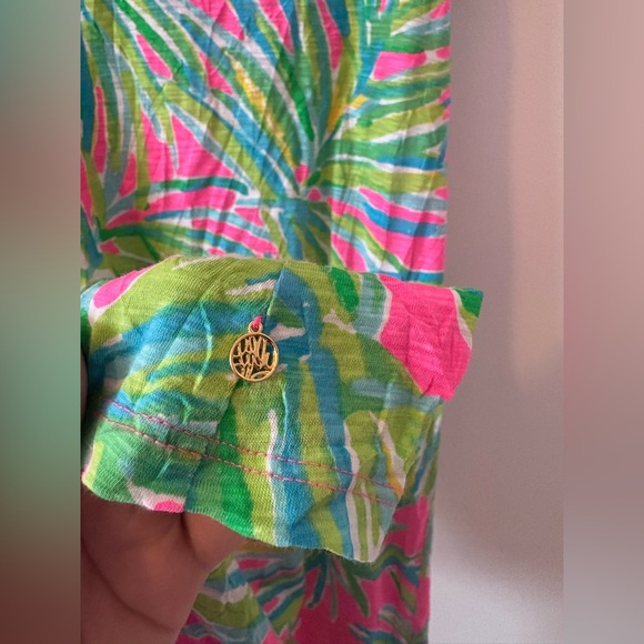 lilly pulitzer jessica short sleeve dress L - Picture 3 of 10